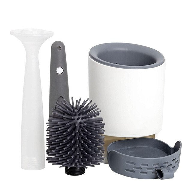 Silicone Refillable Toilet Brush