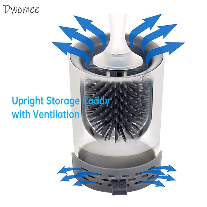 Silicone Refillable Toilet Brush