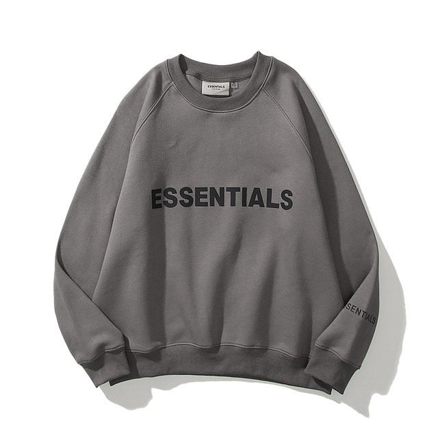 ‘Essentials’ Letter Printed Sweatshirt