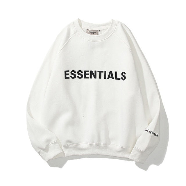 ‘Essentials’ Letter Printed Sweatshirt