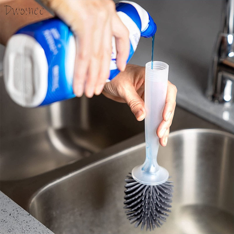 Silicone Refillable Toilet Brush