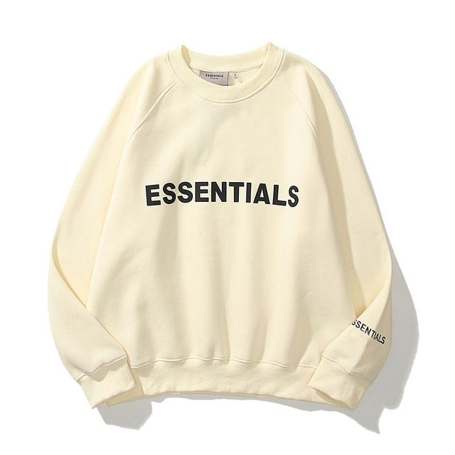 ‘Essentials’ Letter Printed Sweatshirt