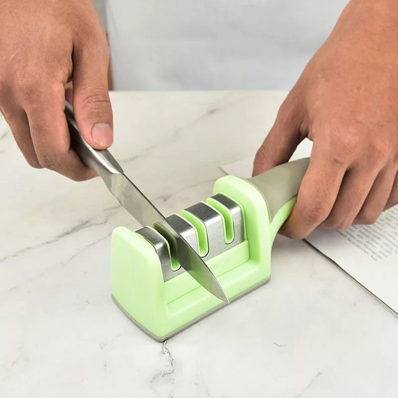 Three-Stage Knife Sharpener